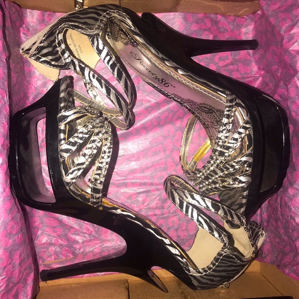 Zebra Heels